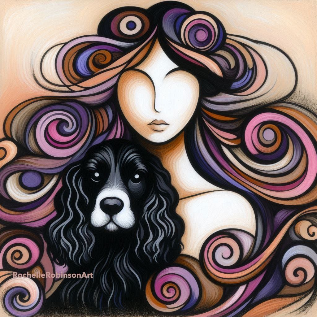 Woman and Dog II