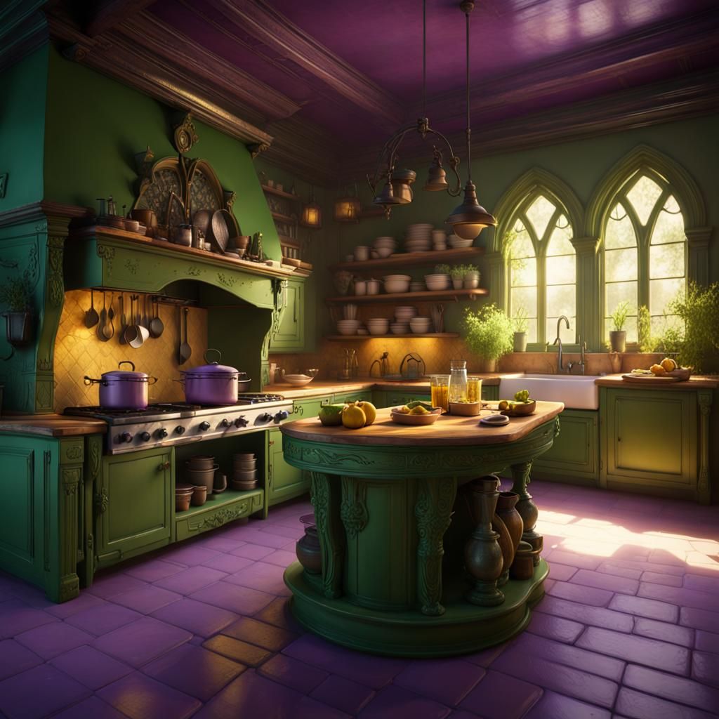 Fantasy Kitchen AI Generated Artwork NightCafe Creator