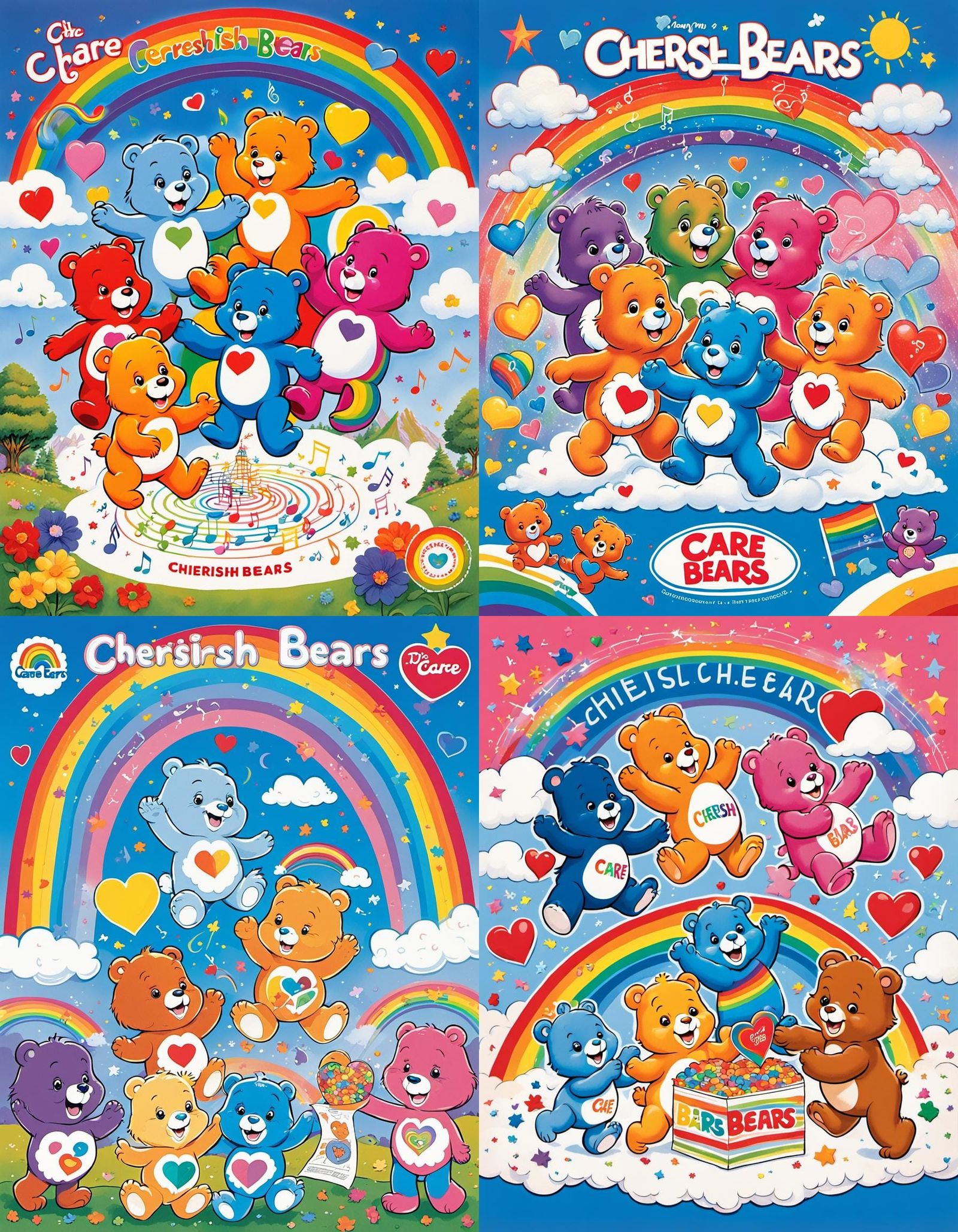 Cherish Bears as a collection of arts (plus a cereal ad) - AI Generated ...