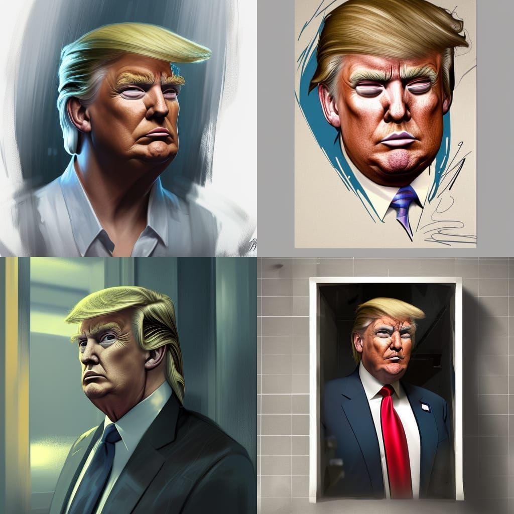 Donald Trump - AI Generated Artwork - NightCafe Creator