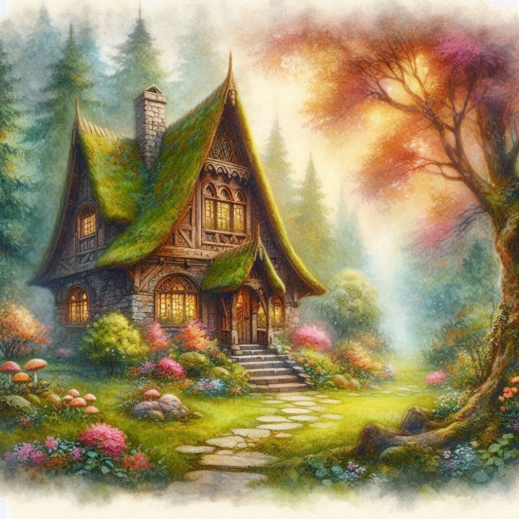 The Moss-Crowned Cottage