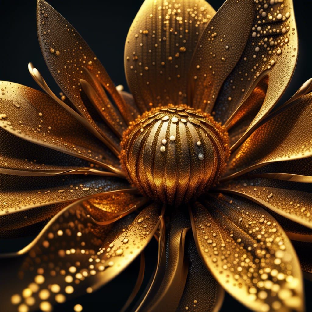 Golden flower