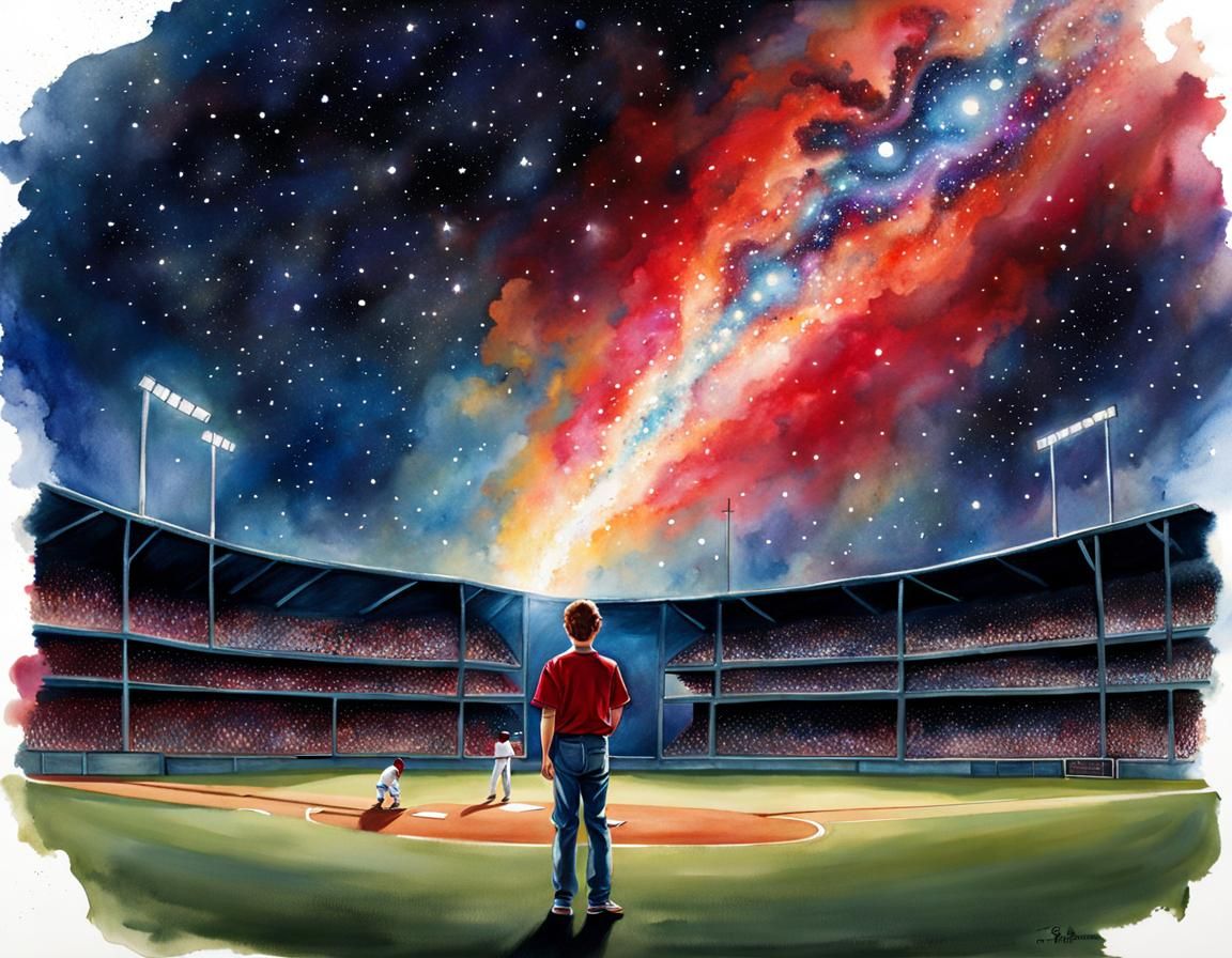 Intergalactic Baseball   by @Miny Boy
