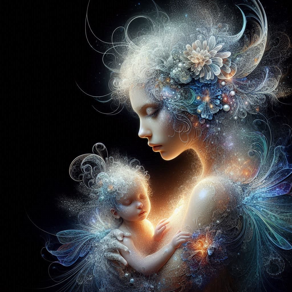 Goddess Holding Child