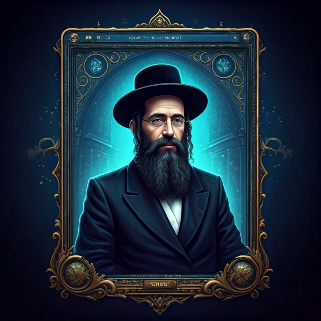 Mystical Digital Confinement of a Hasidic Man
