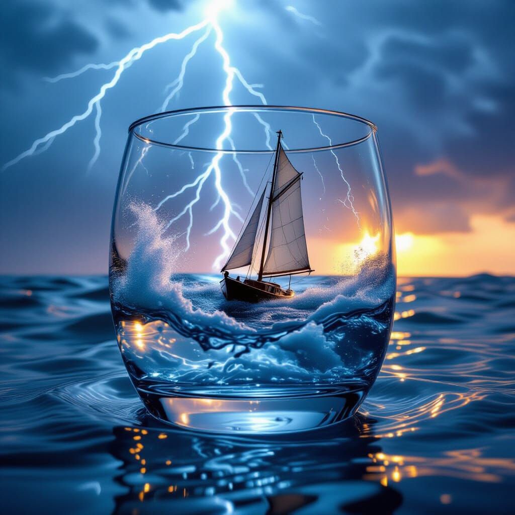 Surreal Tempest in a Glass of Water: Cinematic Macro Photogr...