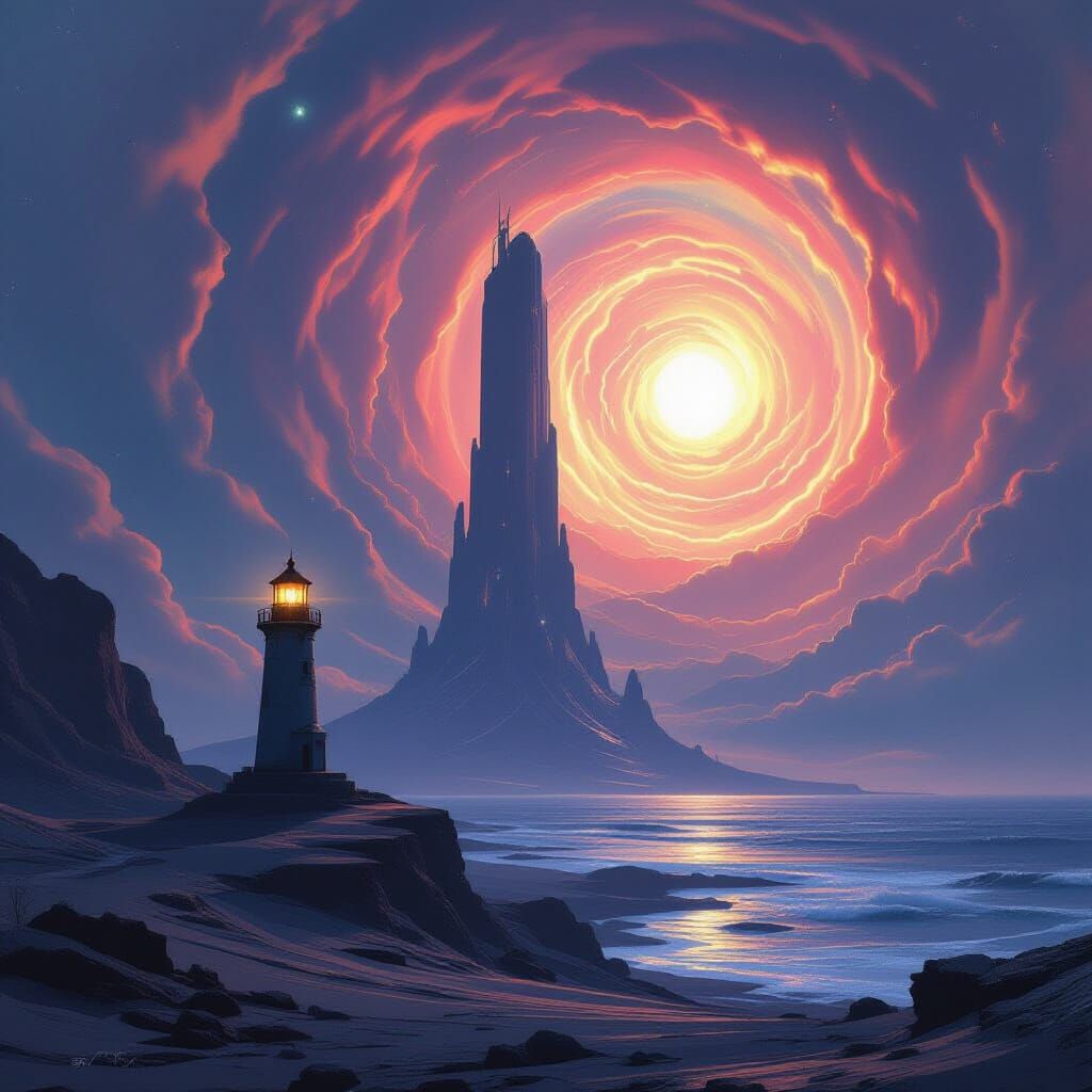 Lighthouse at Kepler 96b.