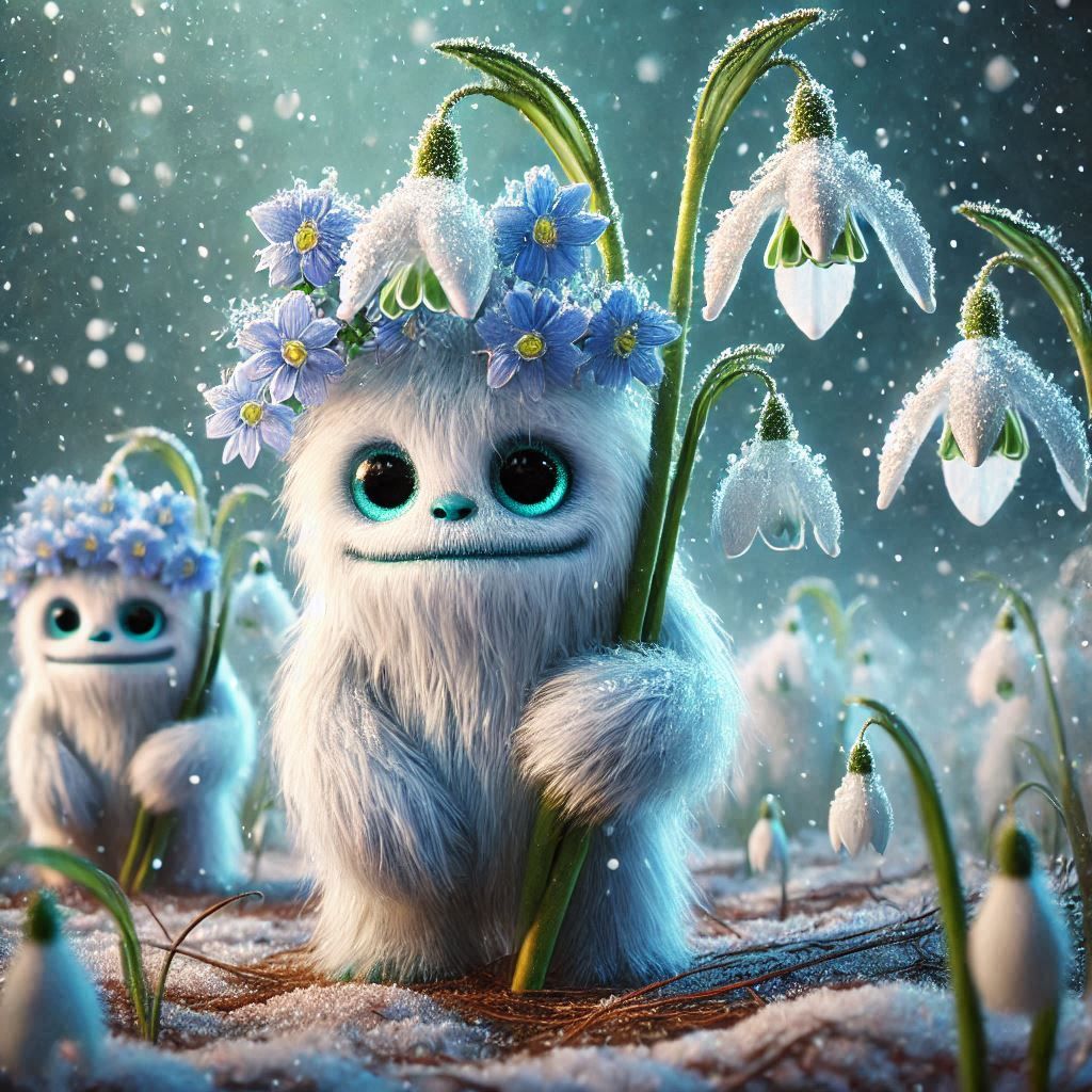 adorable fairy-tale fantasy creature portrait..