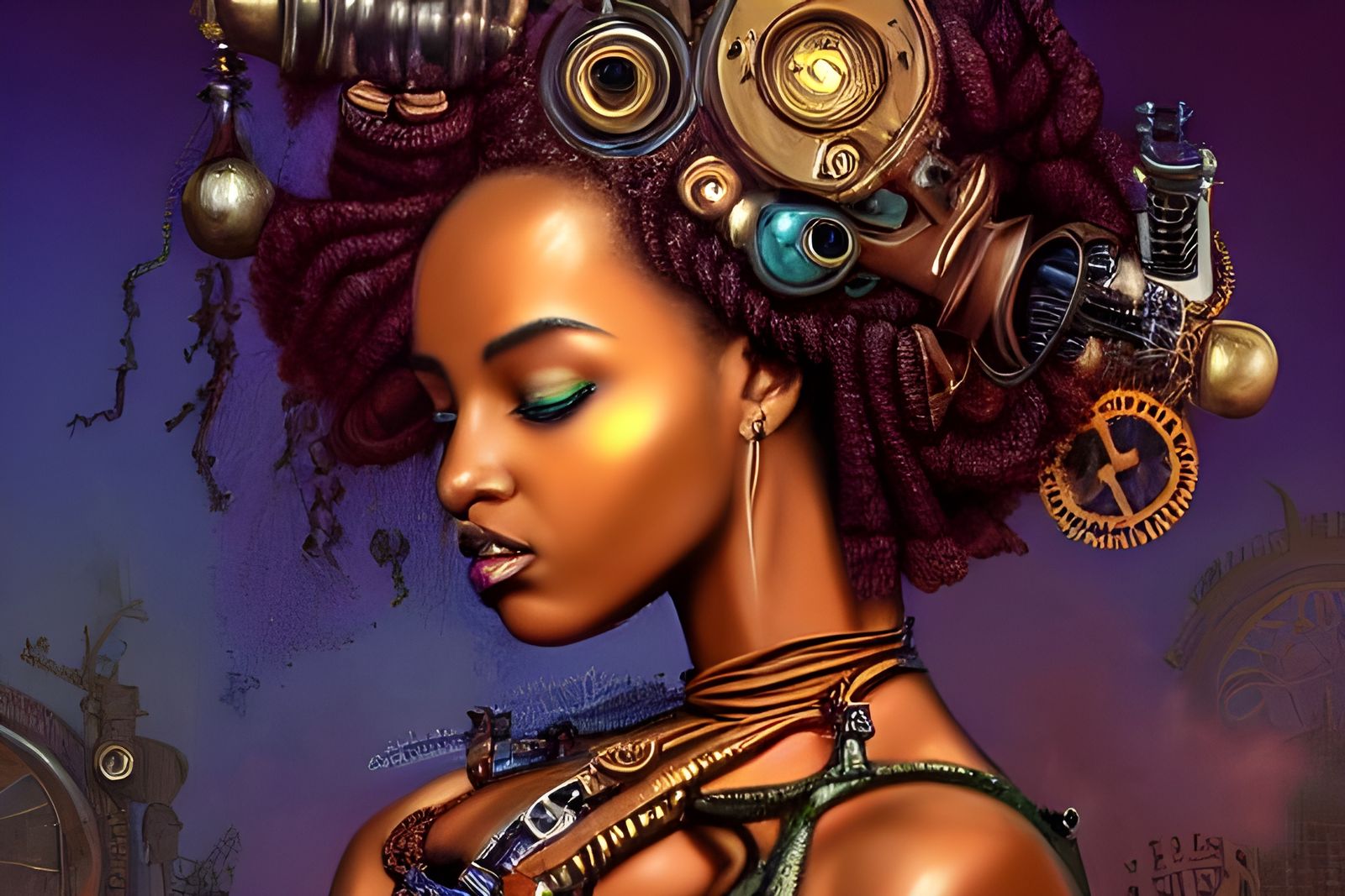 “Beautiful African American Woman”