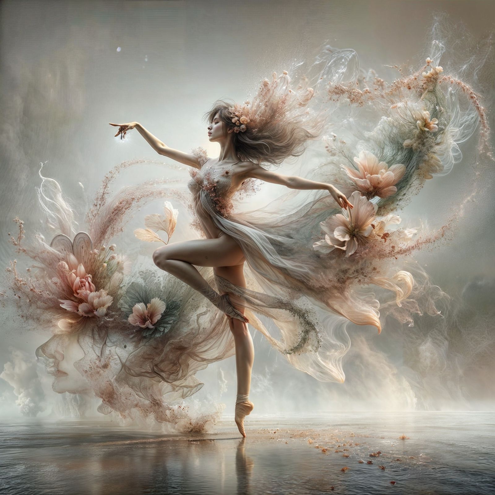 Flowers dancing
