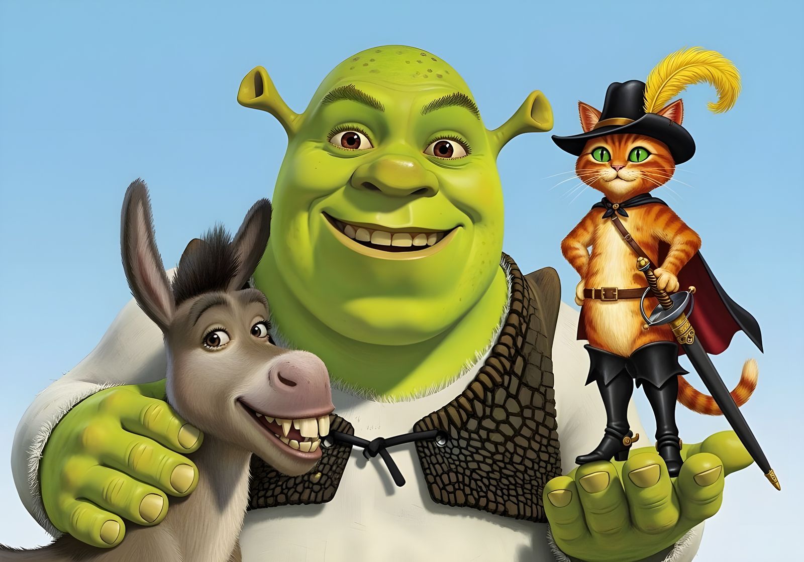 Our favorite grumpy kind ogre Shrek  by @Gary Murakami