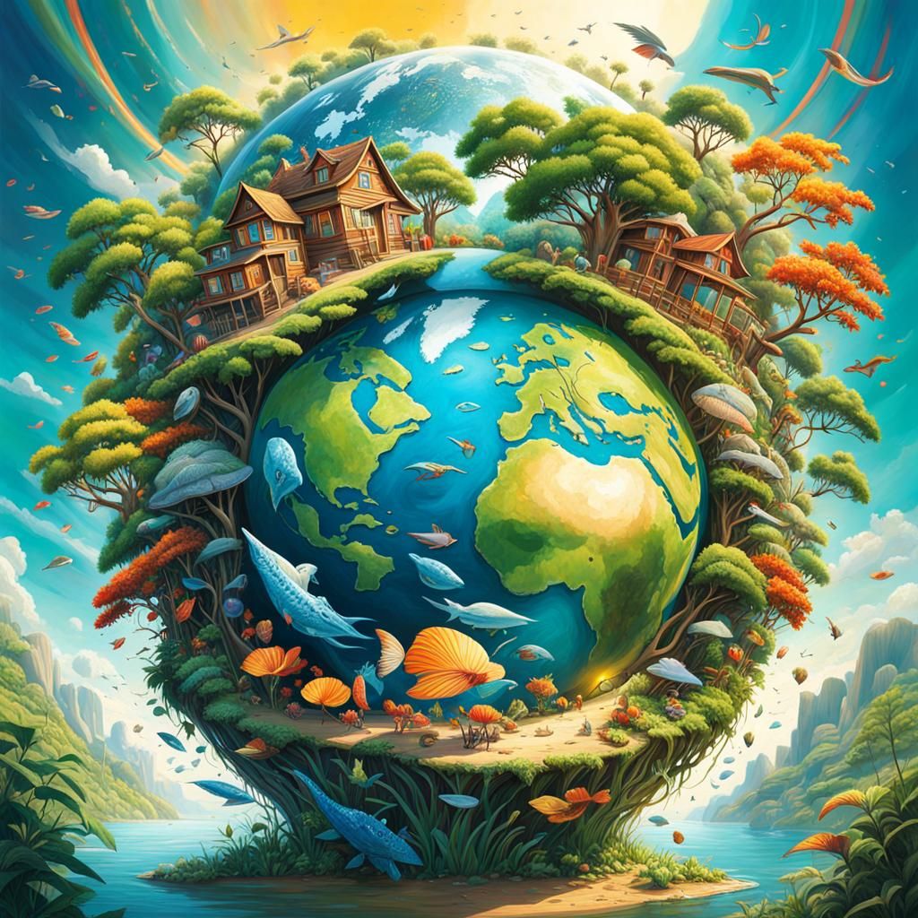 One Earth, One Home  by @niina