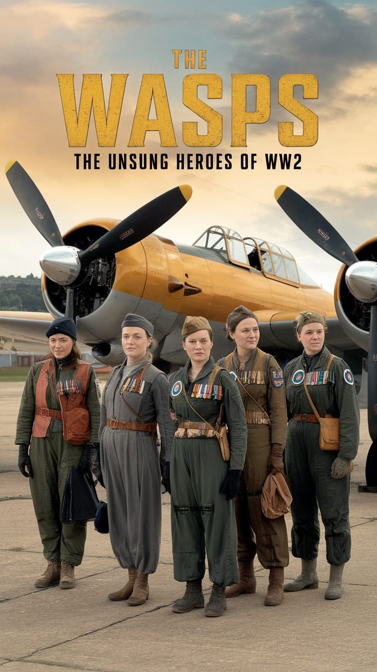 A movie poster for a movie called "The WASPS". It's about a ...