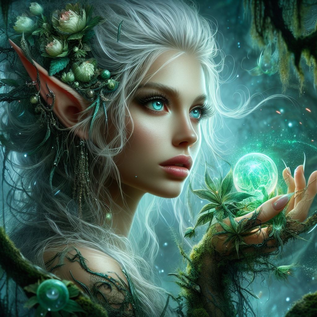 Elven sorceress