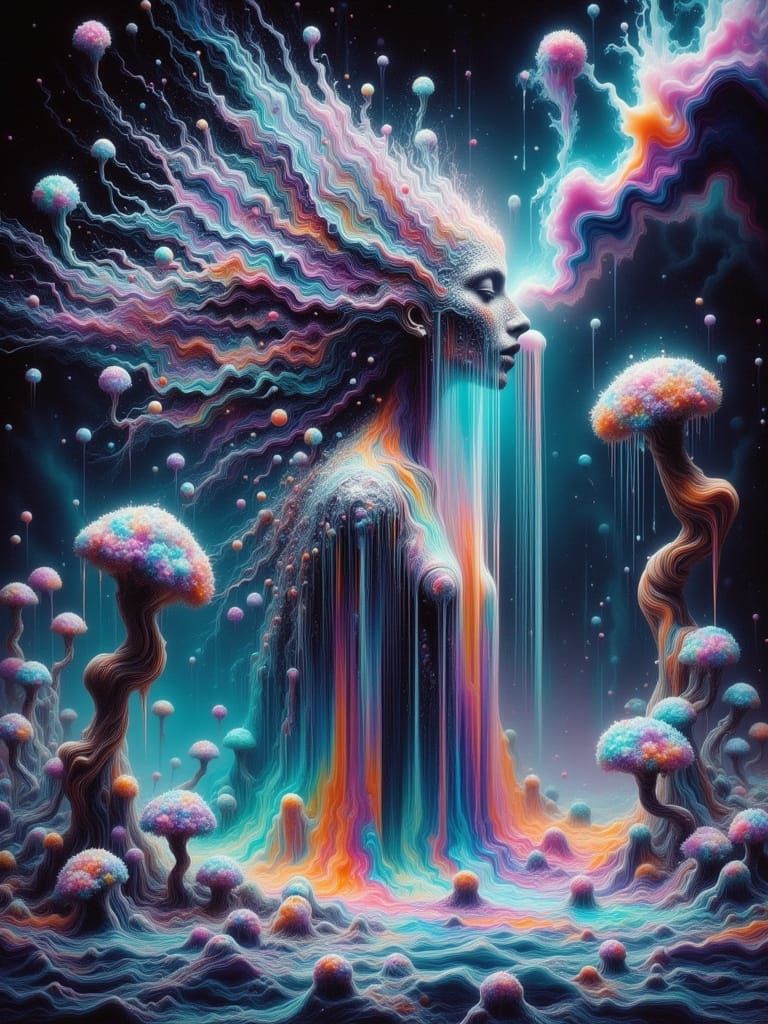 PASTEL SPILL  by @DeaconHulk 