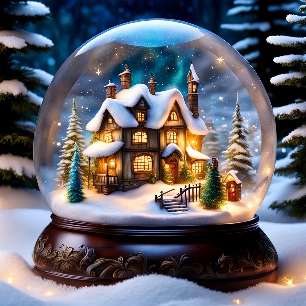 Snow Globe  by @BetaPrime