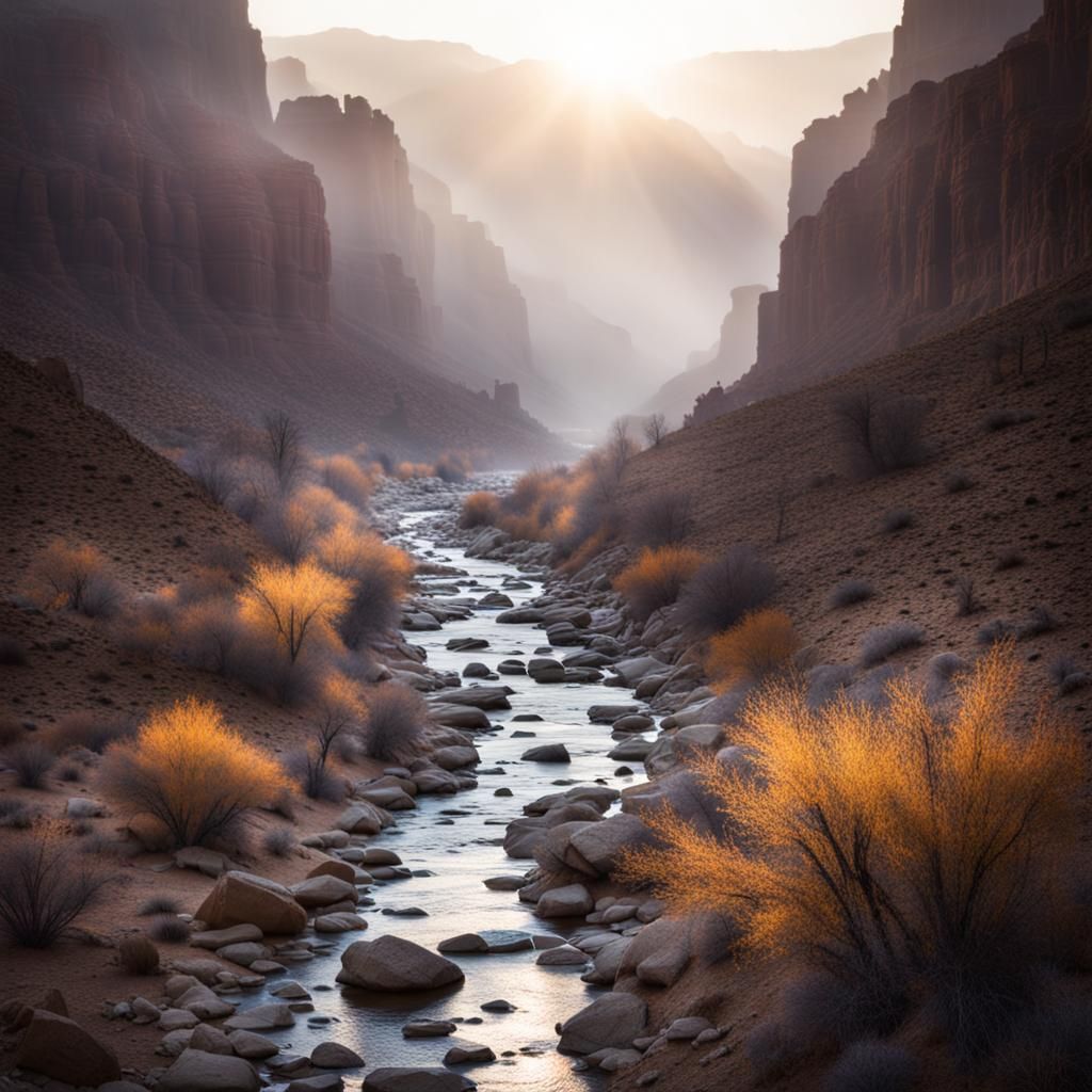 Desert canyon
