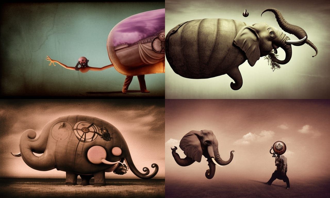 Elephant Octopus Dirigible Fail 8