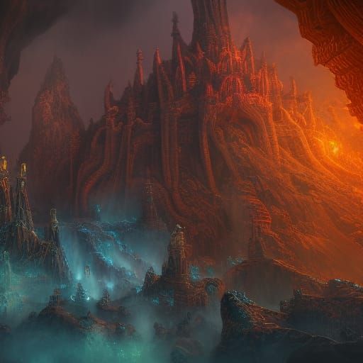 Temple in hell