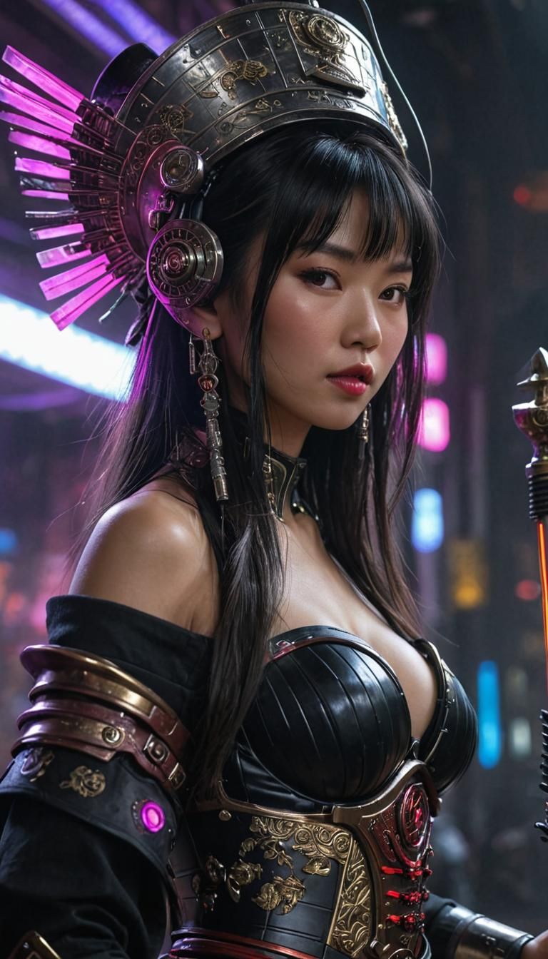 Alluring CyberGeishamurai