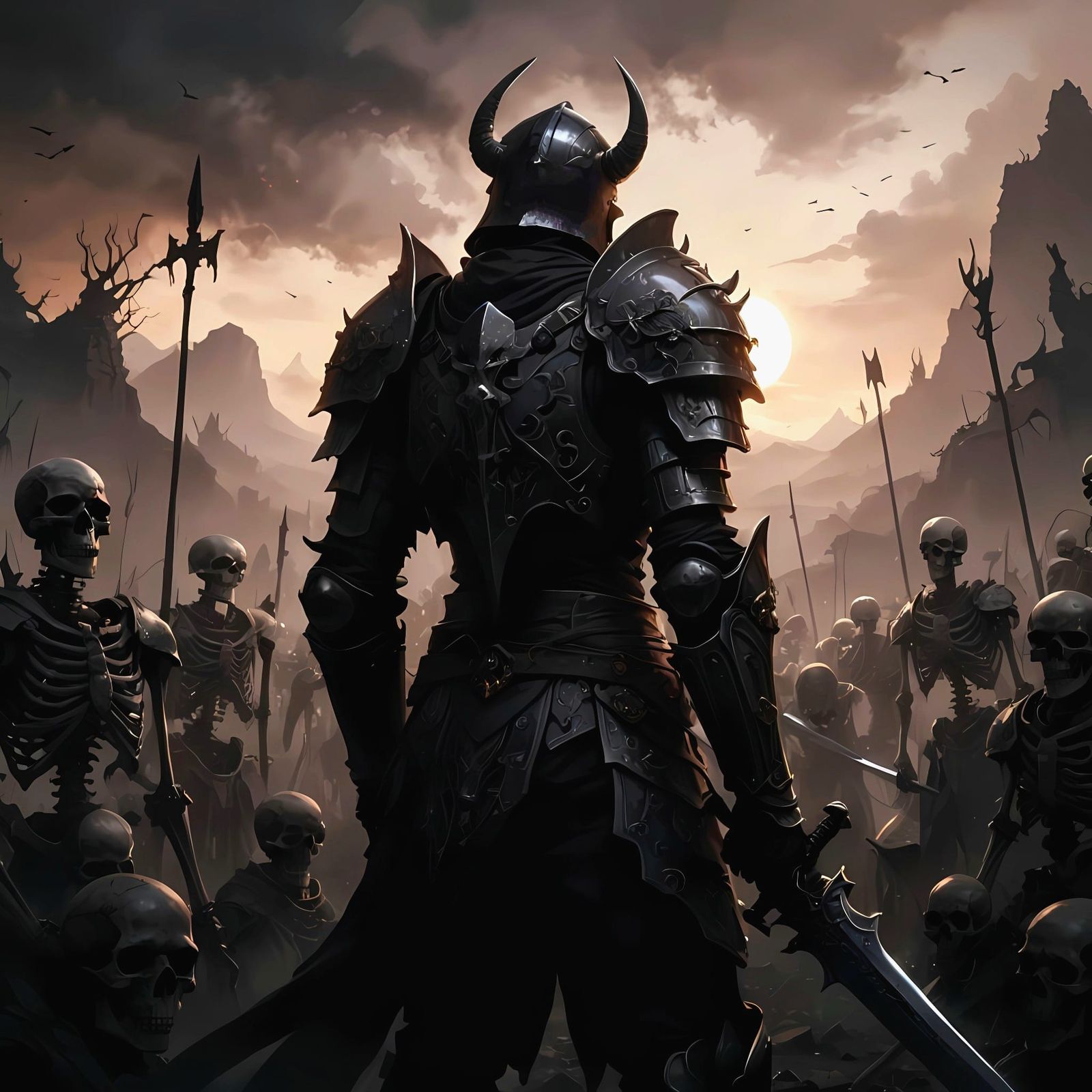 "Skull Knight 💀 - Before the Eclipse..." 🩸