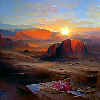 Desert sunrise