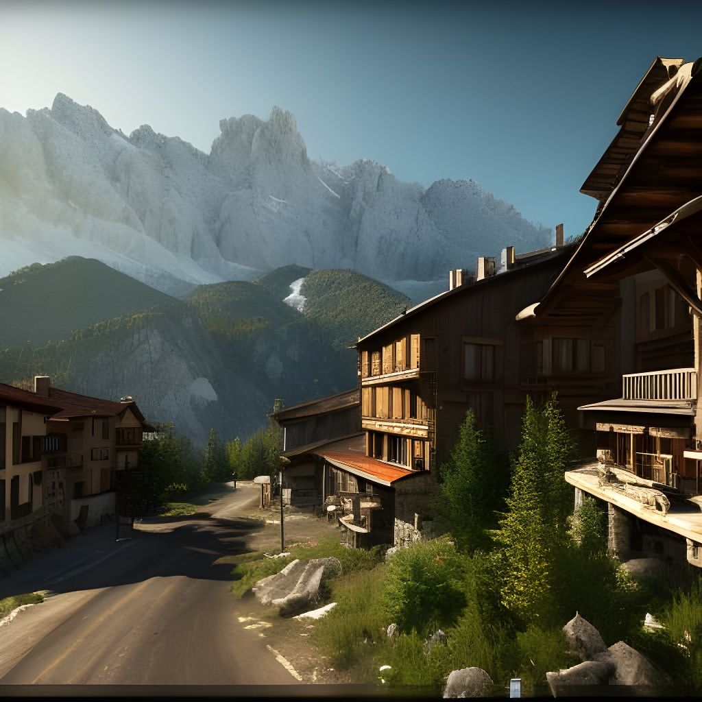 Mountain town