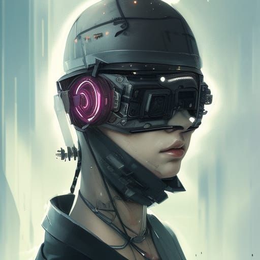 Cyberpunk techwear streetwear look and clothes