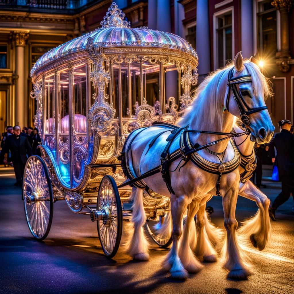 Your carriage has arrived.  by @David Barton