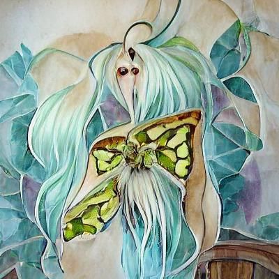 Ivy Luna Moths 2 - AI Generated Artwork - NightCafe Creator