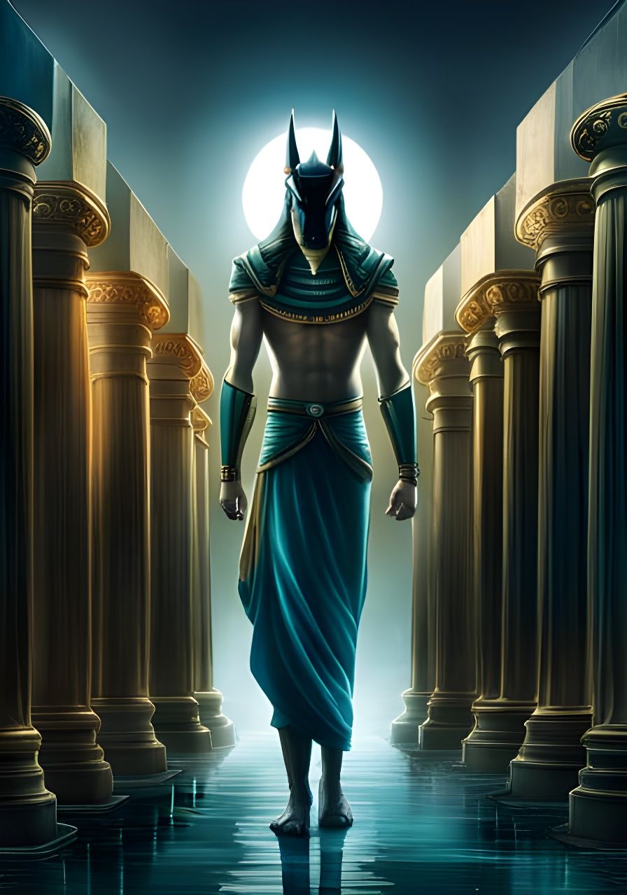 Anubis Awaits  by @Obelisk of Light