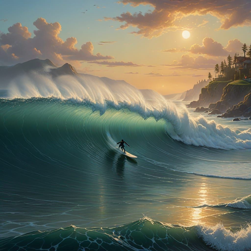 Surfer Wipe Out!  by @Wildlife51