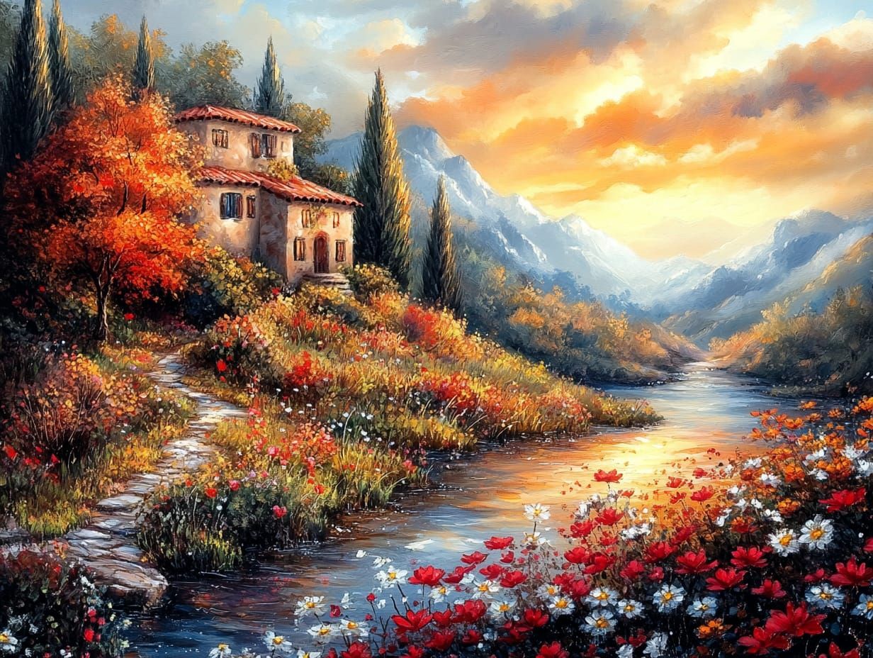 Valley of Eternal Bloom  by @Magic School Bus Dropout