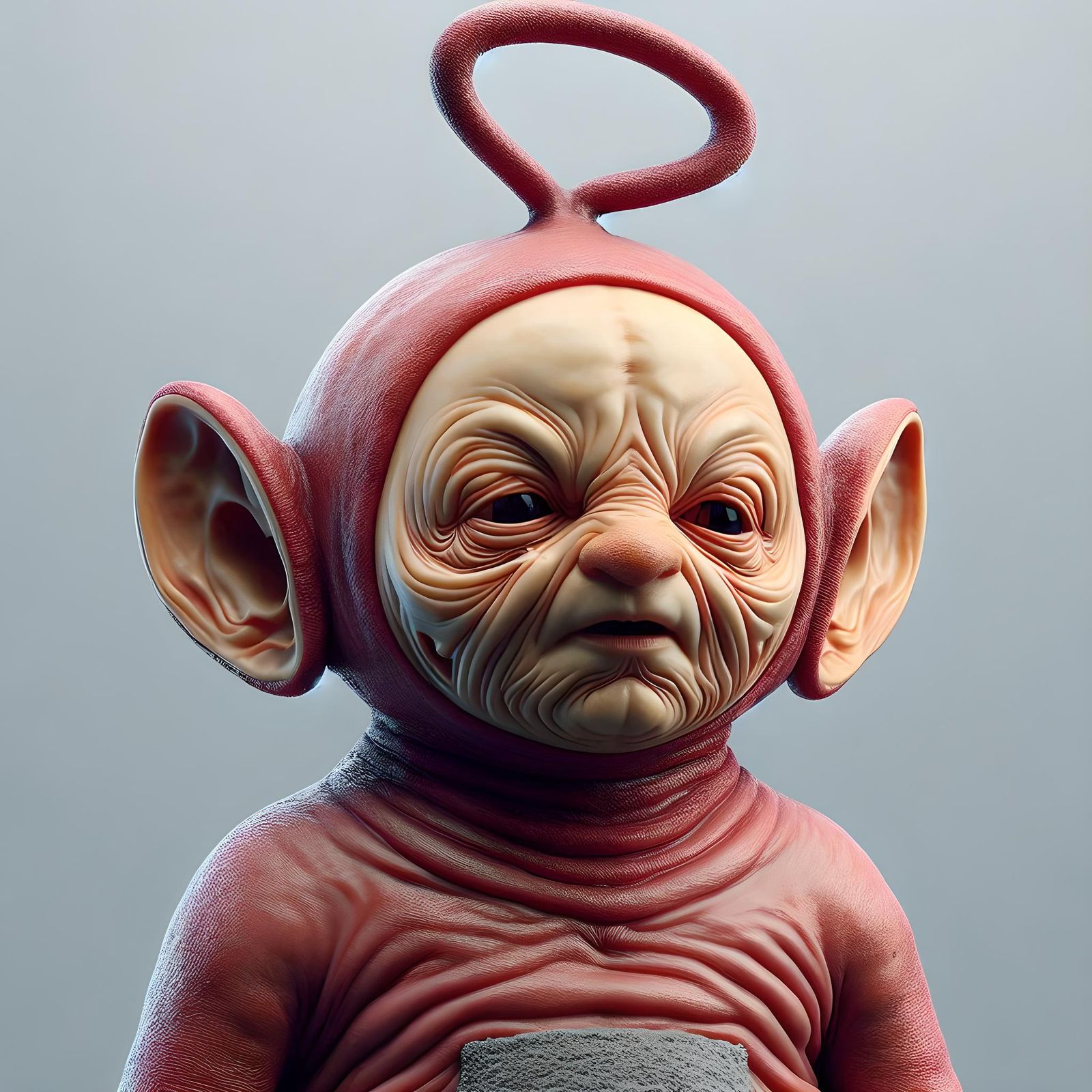 Old Realistic Teletubby