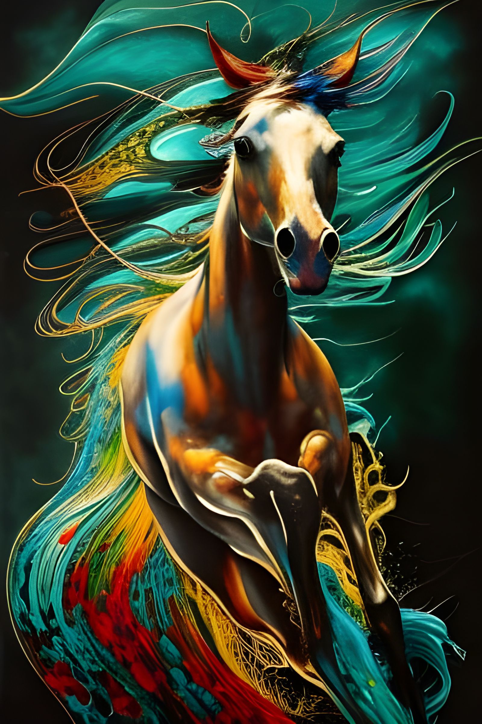 The Rainbow Beast: A Prism of Imagination  by @Pirate Empress