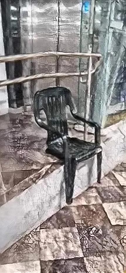 Estudio una silla sentada #003