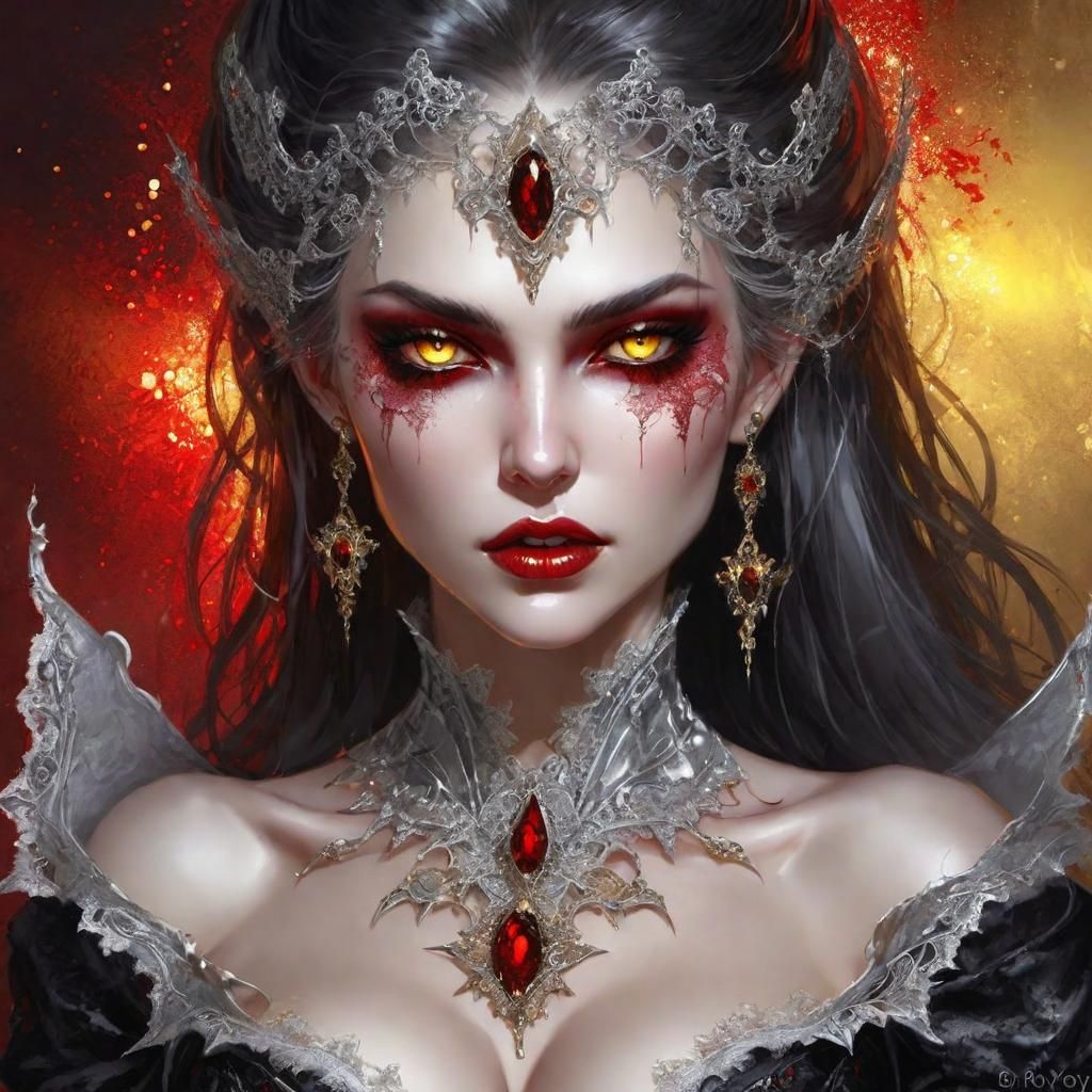 Beautiful Vampire - AI Generated Artwork - NightCafe Creator