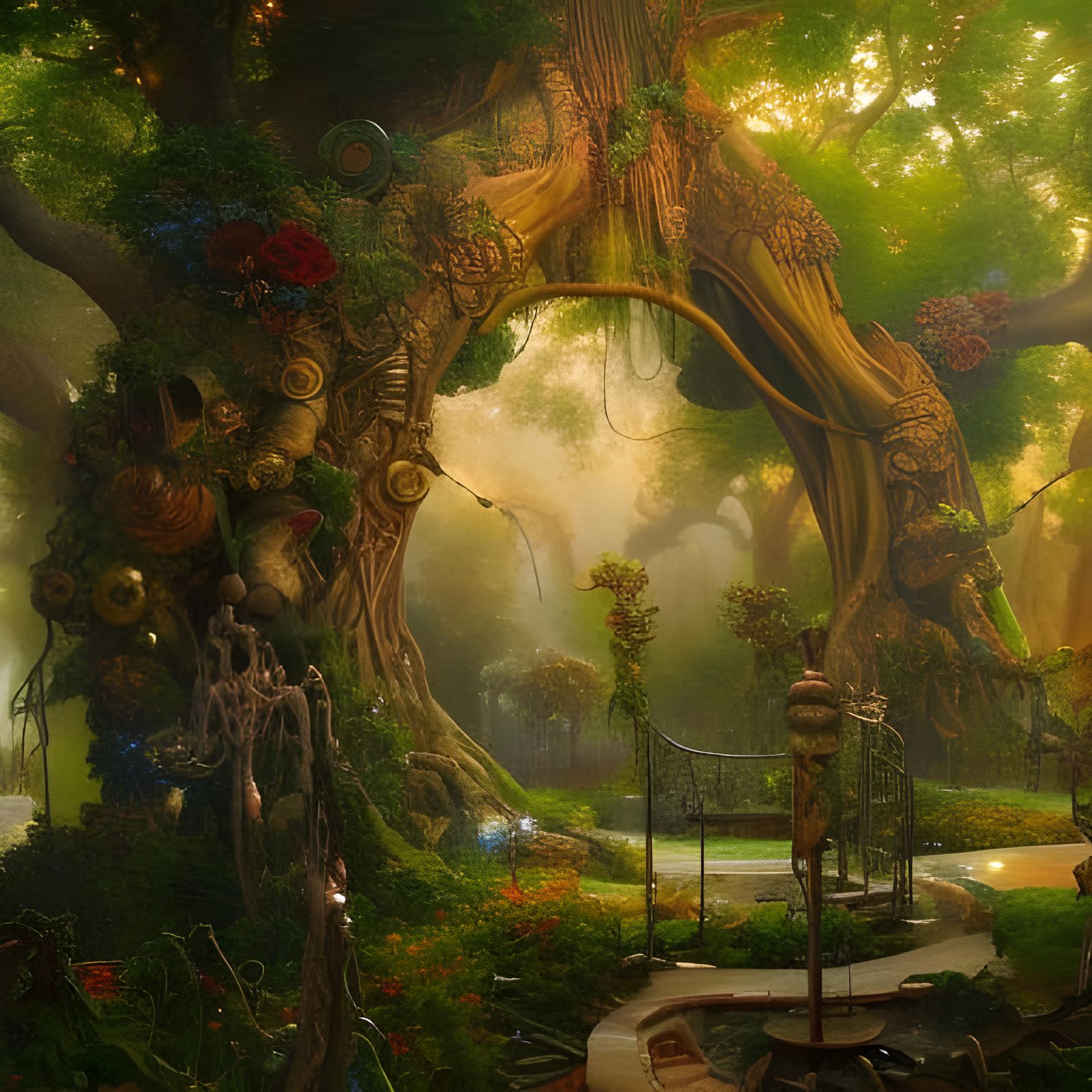 The Secret Garden - AI Generated Artwork - NightCafe Creator