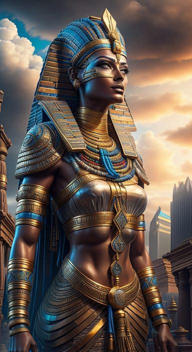 Egyptian Goddess - Ai Generated Artwork - Nightcafe Creator