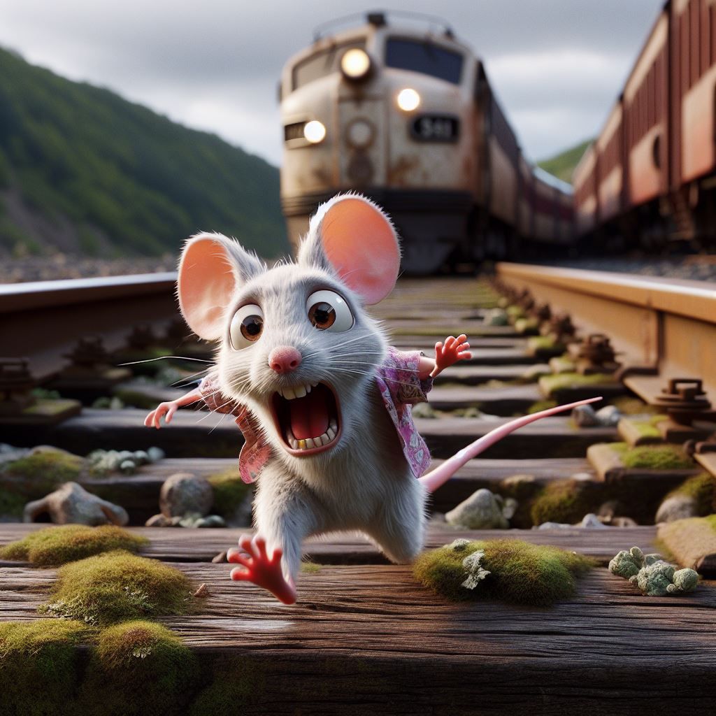 It's not behind me..It's not behind me..It's not behind me.. AAAAAAAA!!!