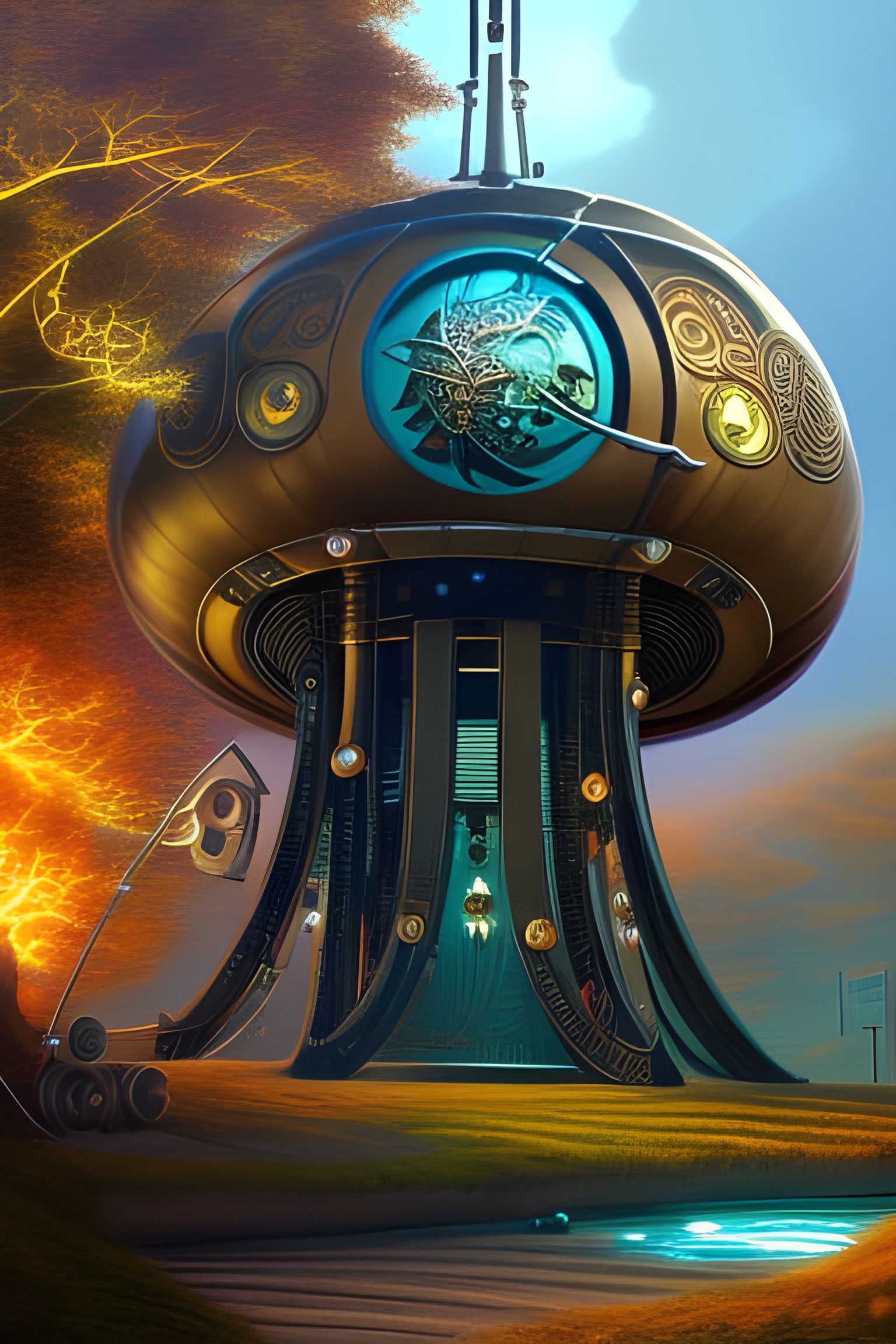 Time travel portal  by @Riyan Khan