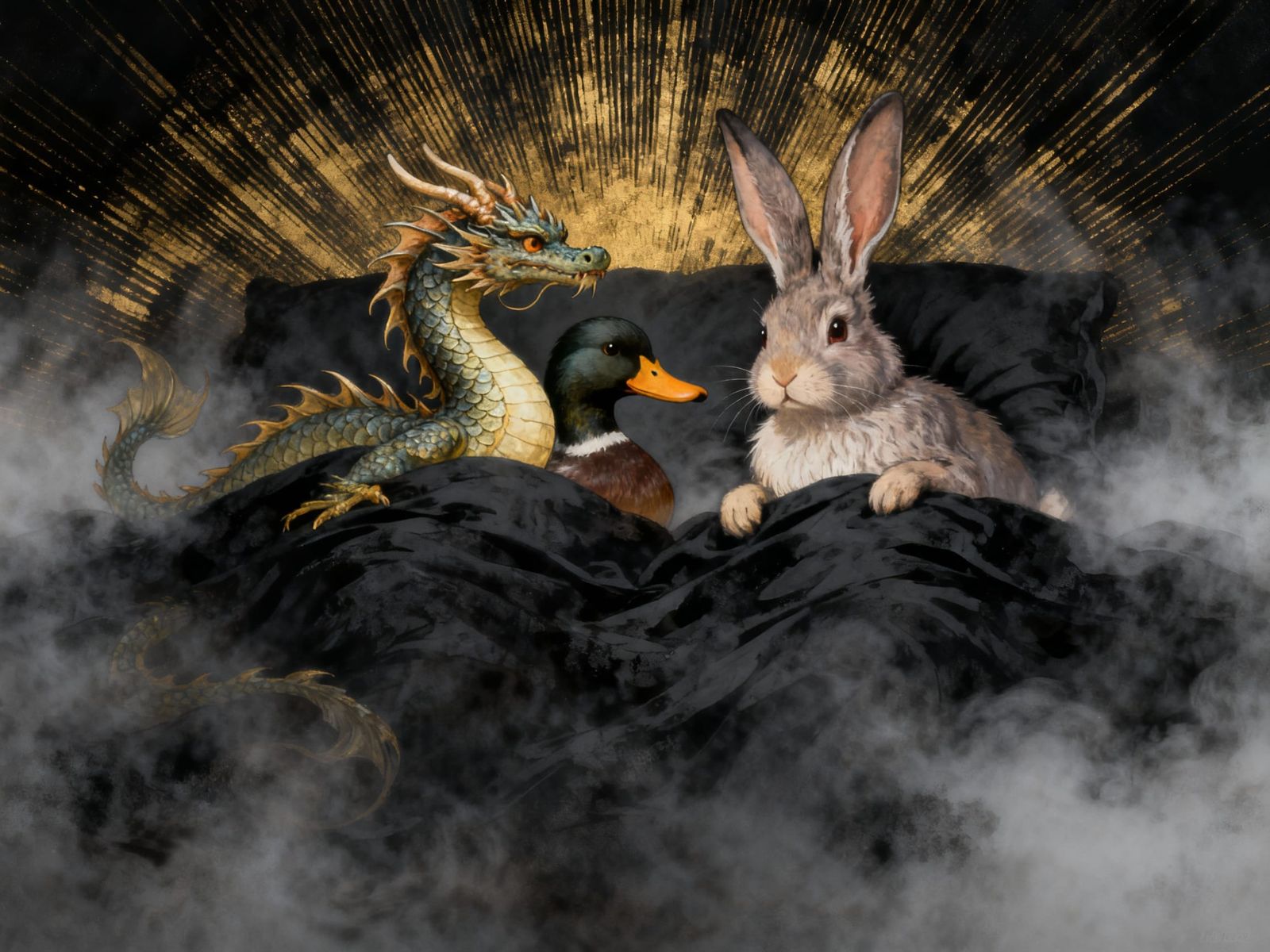 Mr and Mrs Dragonfishduck Become Hydnora Hares