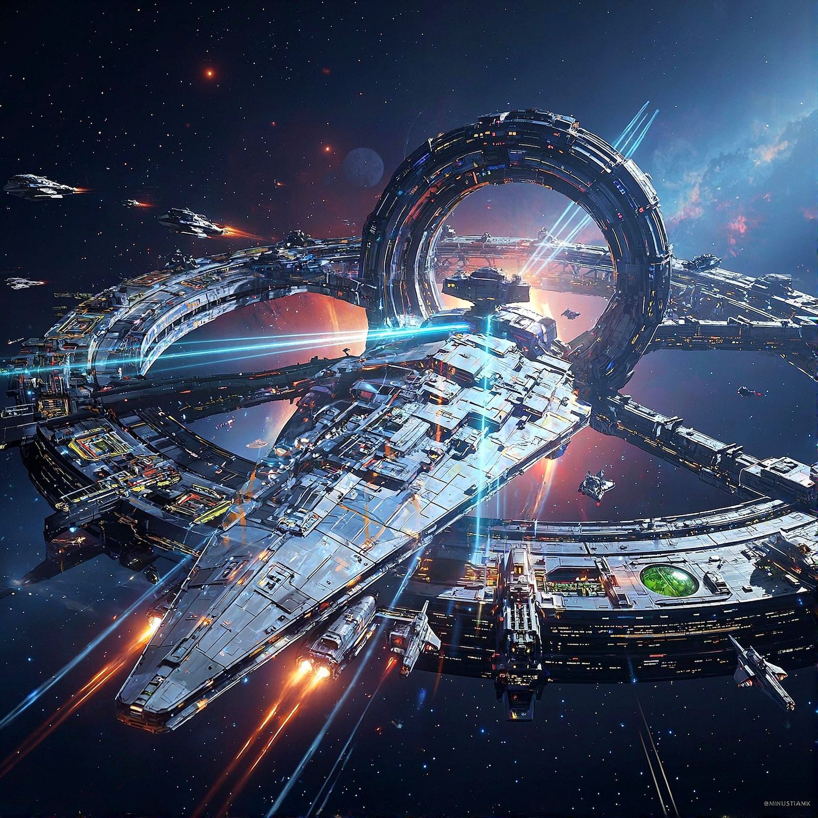 Space and Spacecraft  by @Babushkats