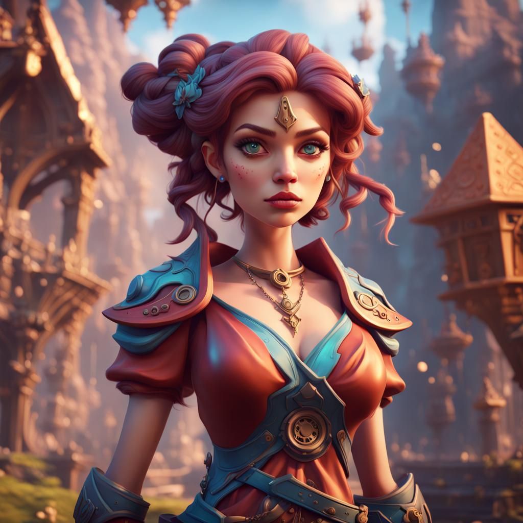 Video Game Character AI Generated Artwork NightCafe Creator video-game-character-ai-generated-artwork-nightcafe-creator