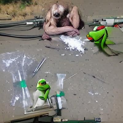 Kermit the frog is now a heavy meth user
