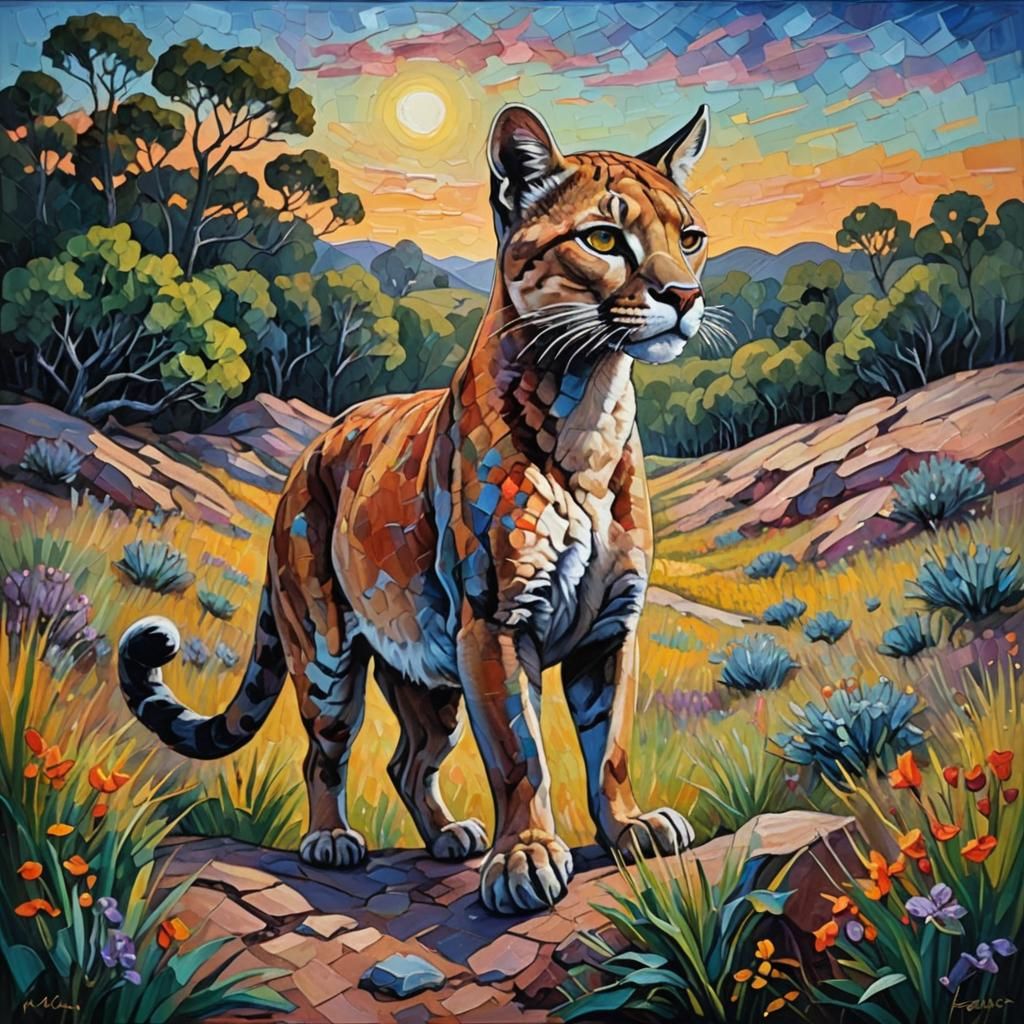 and I pace around hungry, sniffing the twilight,
hunting for...