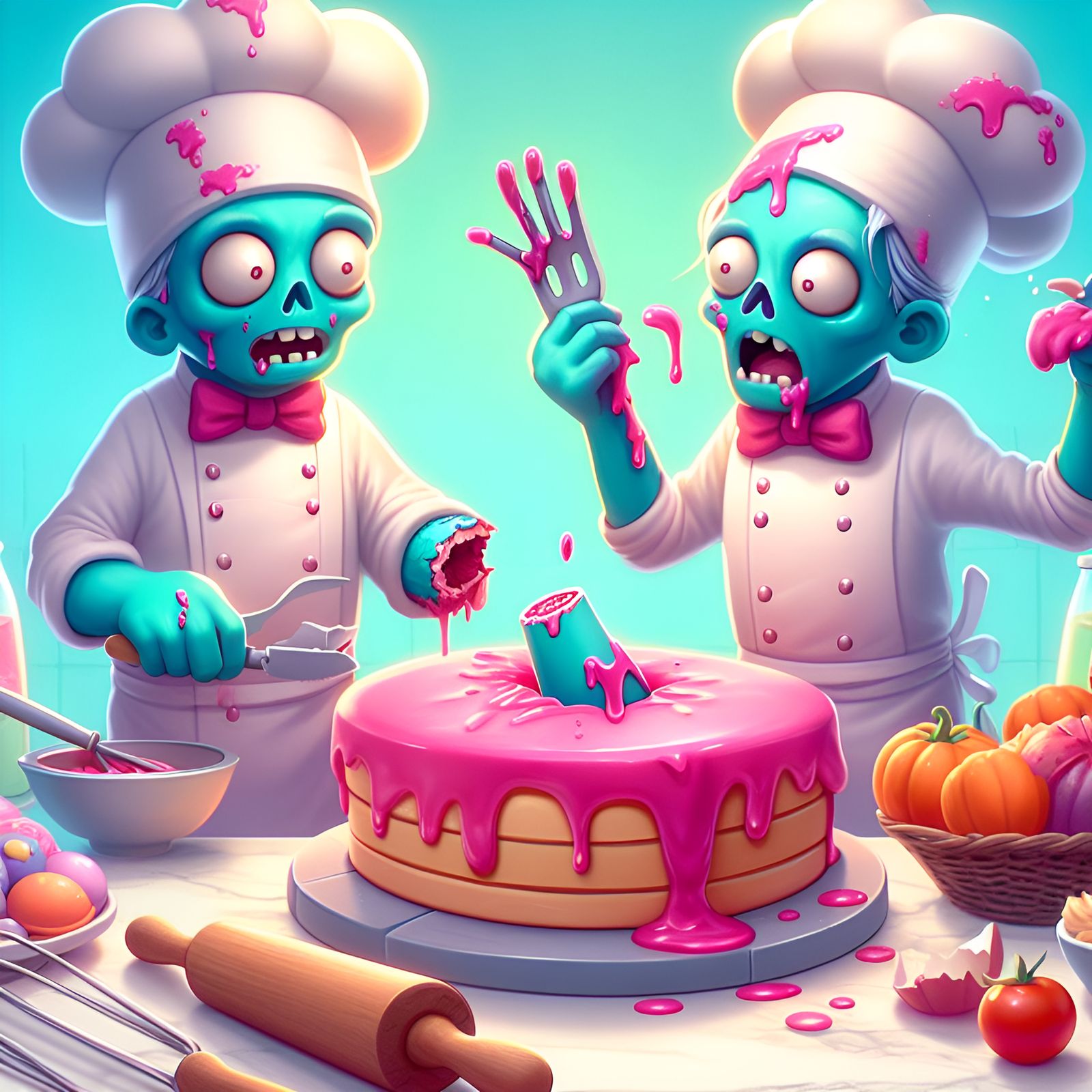 At a Zombie Bakery, It’s All Fondant and Games Until Somebod...