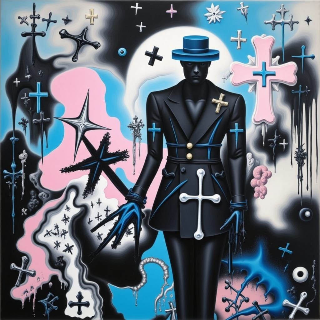 <lora:PINK CROSS CHURCH:1.0>