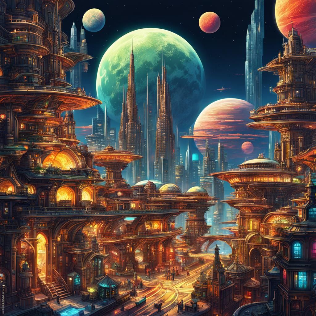 City Of Worlds  by @Hesione