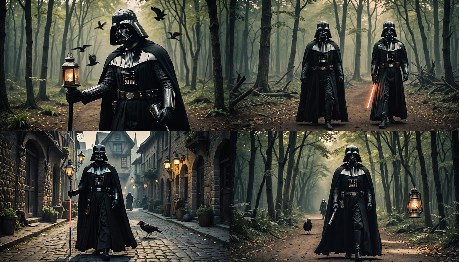 Darth Vader is a medieval Plague Doctor - AI Generated Artwork ...